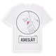 White t-shirt med Askeslätt t-shirt