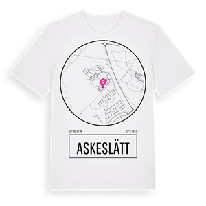 Askeslätt t-shirt – ekologisk bomull t-shirt från Pinshirt