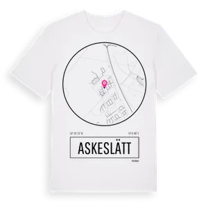 Askeslätt t-shirt – ekologisk bomull t-shirt från Pinshirt