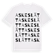 Askeslätt ordlek t-shirt