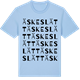 Blue Soul t-shirt med Äskeslätt ordlek t-shirt