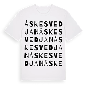 Åskesvedjan ordlek t-shirt – ekologisk bomull t-shirt från Pinshirt