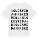 Åskesvedjan ordlek t-shirt