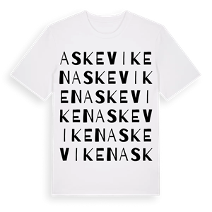 Askeviken ordlek t-shirt – ekologisk bomull t-shirt från Pinshirt
