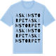 Blue Soul t-shirt med Askimstorpet ordlek t-shirt