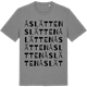 Mid Heather Gray t-shirt med Åslätten ordlek t-shirt