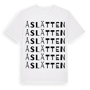 Åslätten ordlek t-shirt – ekologisk bomull t-shirt från Pinshirt