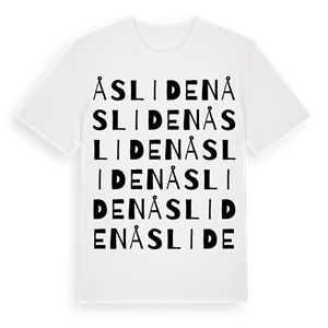 Åsliden ordlek t-shirt – ekologisk bomull t-shirt från Pinshirt
