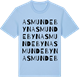 Blue Soul t-shirt med Asmundebyn ordlek t-shirt