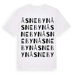 Åsnebyn ordlek t-shirt – ekologisk bomull t-shirt från Pinshirt