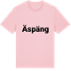 Pink Cotton t-shirt med Äspäng fetstil t-shirt