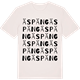 Vintage White t-shirt med Äspäng ordlek t-shirt