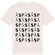 Vintage White t-shirt med Äspås ordlek t-shirt