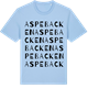 Blue Soul t-shirt med Aspebacken ordlek t-shirt