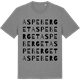 Mid Heather Gray t-shirt med Aspeberget ordlek t-shirt