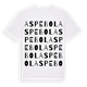 Aspebol ordlek t-shirt