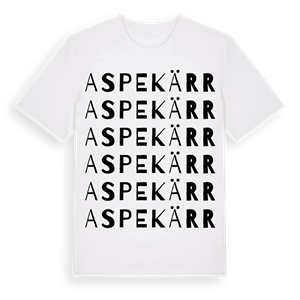 Aspekärr ordlek t-shirt – ekologisk bomull t-shirt från Pinshirt