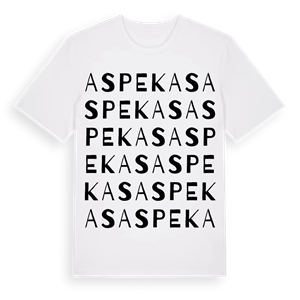 Aspekas ordlek t-shirt – ekologisk bomull t-shirt från Pinshirt