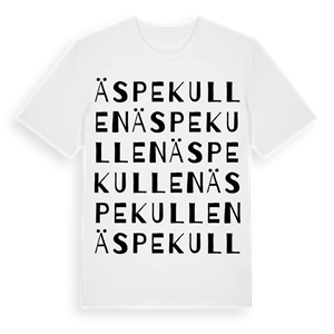 Äspekullen ordlek t-shirt – ekologisk bomull t-shirt från Pinshirt