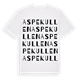 Aspekullen ordlek t-shirt