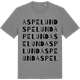 Mid Heather Gray t-shirt med Aspelund ordlek t-shirt