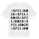 Aspelunden ordlek t-shirt
