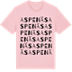 Pink Cotton t-shirt med Aspenäs ordlek t-shirt