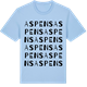 Blue Soul t-shirt med Aspens ordlek t-shirt