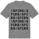 Mid Heather Gray t-shirt med Aspens ordlek t-shirt