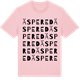 Pink Cotton t-shirt med Äspered ordlek t-shirt