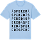 Blue Soul t-shirt med Äspered ordlek t-shirt