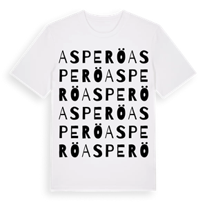Asperö ordlek t-shirt – ekologisk bomull t-shirt från Pinshirt