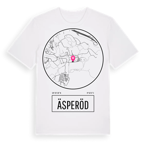 Äsperöd t-shirt – ekologisk bomull t-shirt från Pinshirt