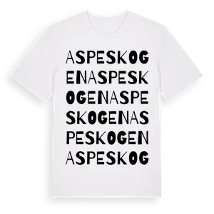 Aspeskogen ordlek t-shirt – ekologisk bomull t-shirt från Pinshirt