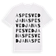 Aspesvedjan ordlek t-shirt