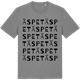 Mid Heather Gray t-shirt med Äspet ordlek t-shirt