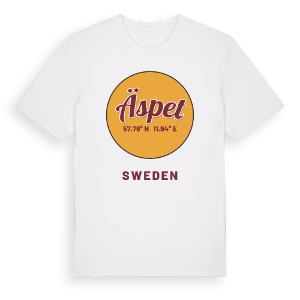 Äspet cirkel t-shirt – ekologisk bomull t-shirt från Pinshirt