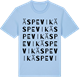 Blue Soul t-shirt med Äspevik ordlek t-shirt