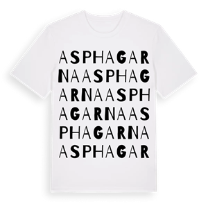 Asphagarna ordlek t-shirt – ekologisk bomull t-shirt från Pinshirt