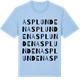 Blue Soul t-shirt med Asplunden ordlek t-shirt
