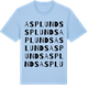 Blue Soul t-shirt med Asplunds ordlek t-shirt