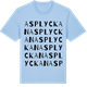 Blue Soul t-shirt med Asplyckan ordlek t-shirt