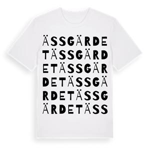 Ässgärdet ordlek t-shirt – ekologisk bomull t-shirt från Pinshirt