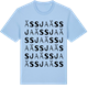 Blue Soul t-shirt med Ässja ordlek t-shirt