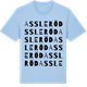 Blue Soul t-shirt med Assleröd ordlek t-shirt