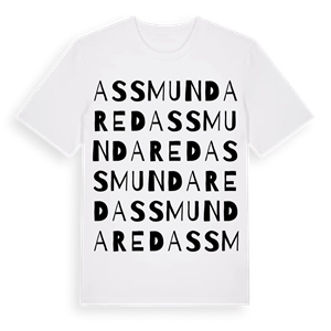 Assmundared ordlek t-shirt – ekologisk bomull t-shirt från Pinshirt