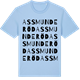 Blue Soul t-shirt med Assmunderöd ordlek t-shirt