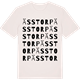 Vintage White t-shirt med Ässtorp ordlek t-shirt