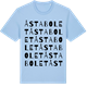 Blue Soul t-shirt med Åstabolet ordlek t-shirt