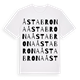 White t-shirt med Åstabrona ordlek t-shirt